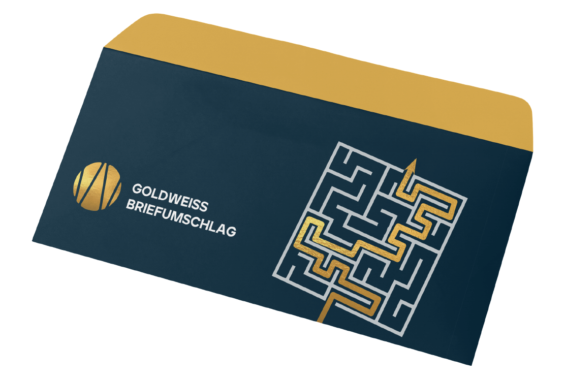 Briefumschläge bedrucken mit Agentur Goldweiss