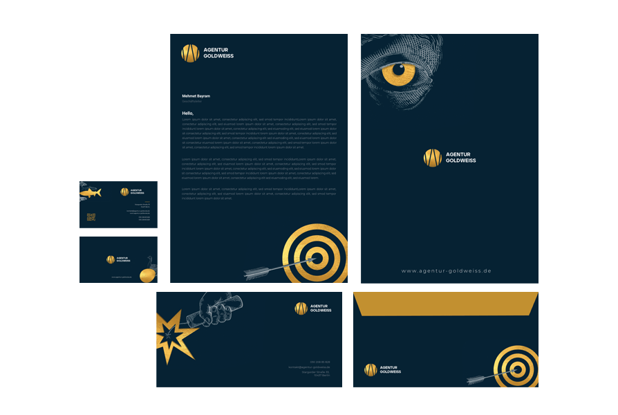 Corporate Design von der Agentur Goldweiss