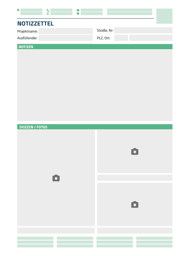 Notizblatt