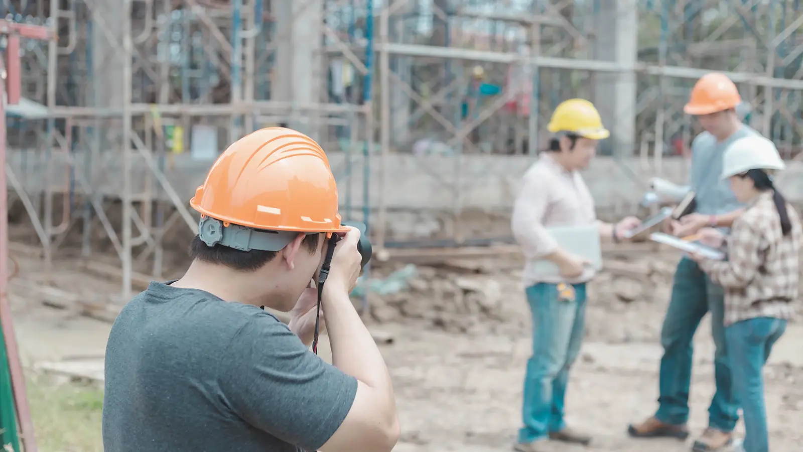 Beispiel für Baustellen- und Baufotografie