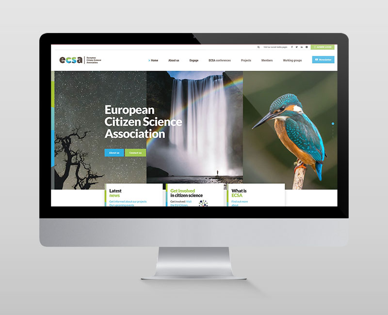 Ecsa Homepage - Webdesign Werbeagentur