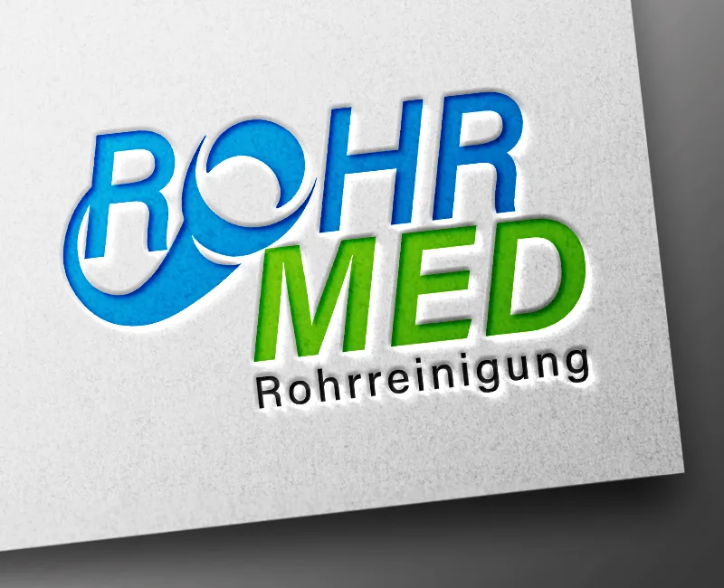 Rohrmed Rohrreinigung - Logogestaltung durch Agentur