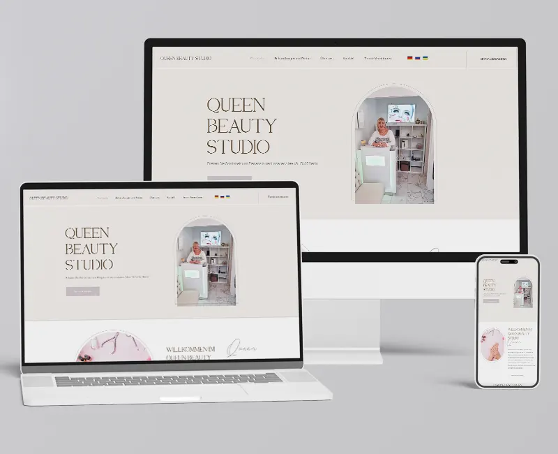 Webseite Queen Kosmetikstudio