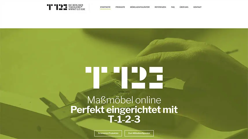 Website-Screenshot von t-1-2-3.de